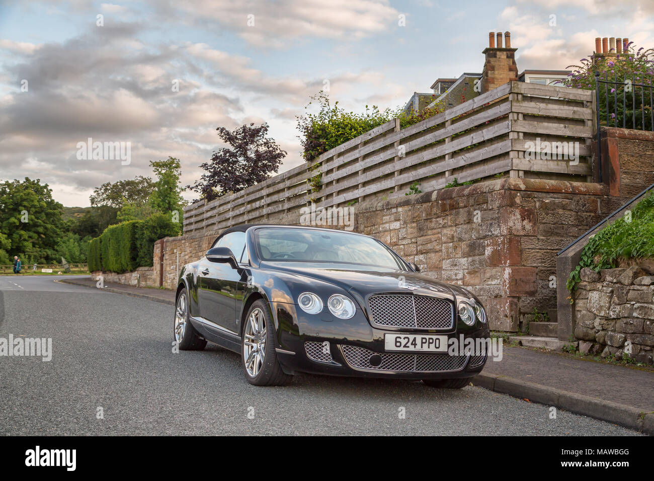 Bentley Continental in Edinburgh Stock Photo