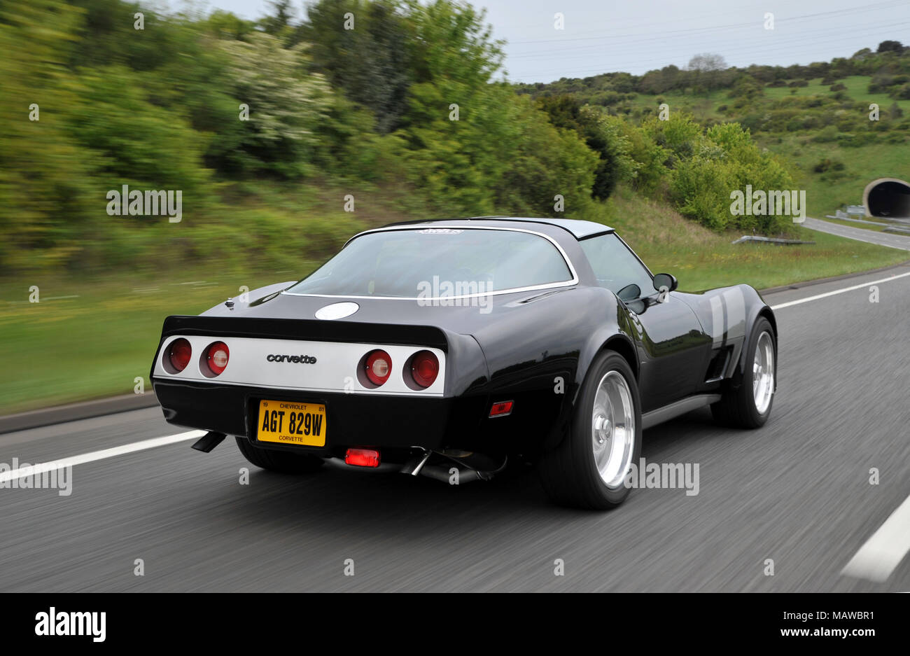 1981 Corvette American sports car Stock Photo