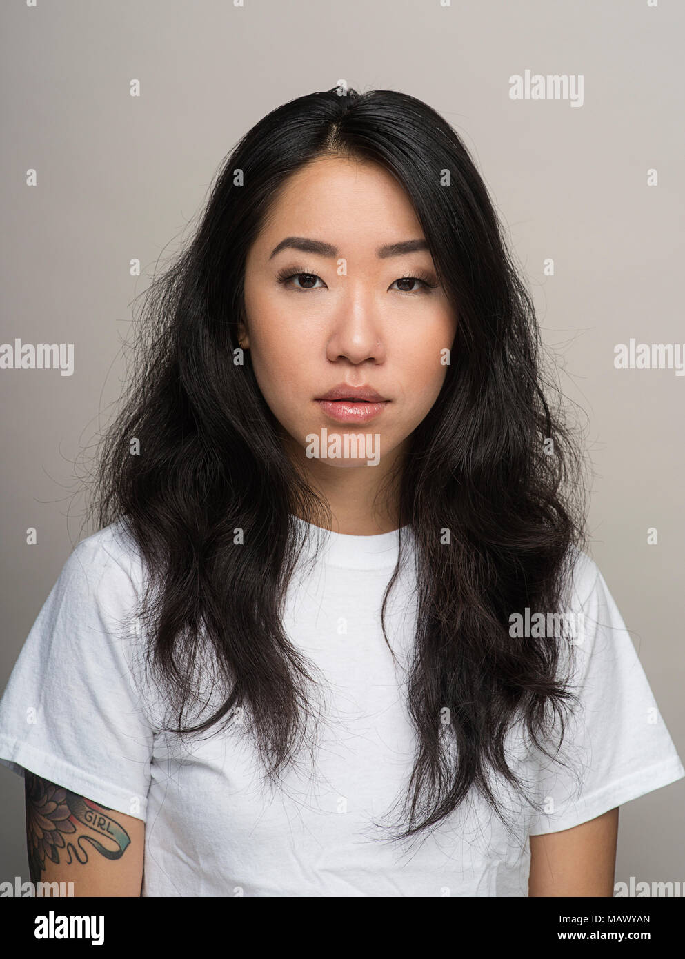 Portrait of a woman. Stock Photo