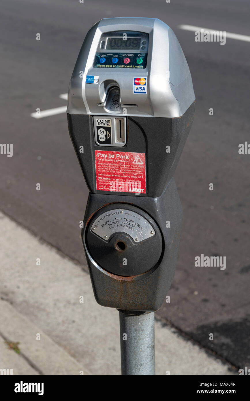 Esel Schlummern Würstchen parking meters los angeles Ansteckende