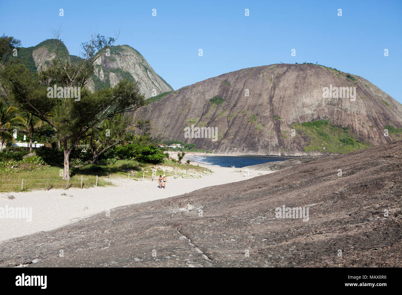 Itacoatiara beach, Niterói - RJ Stock Photo