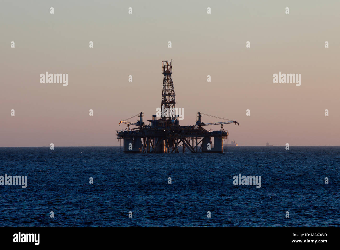 Offshore Drilling Platform Data: 20/02/13 Local: Niterói, RJ Autor: Eduardo Zappia Stock Photo