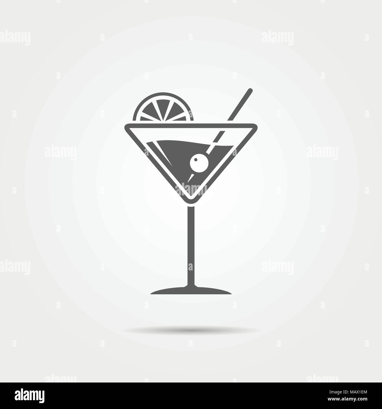 Martini glass icon Stock Vector Image & Art Alamy