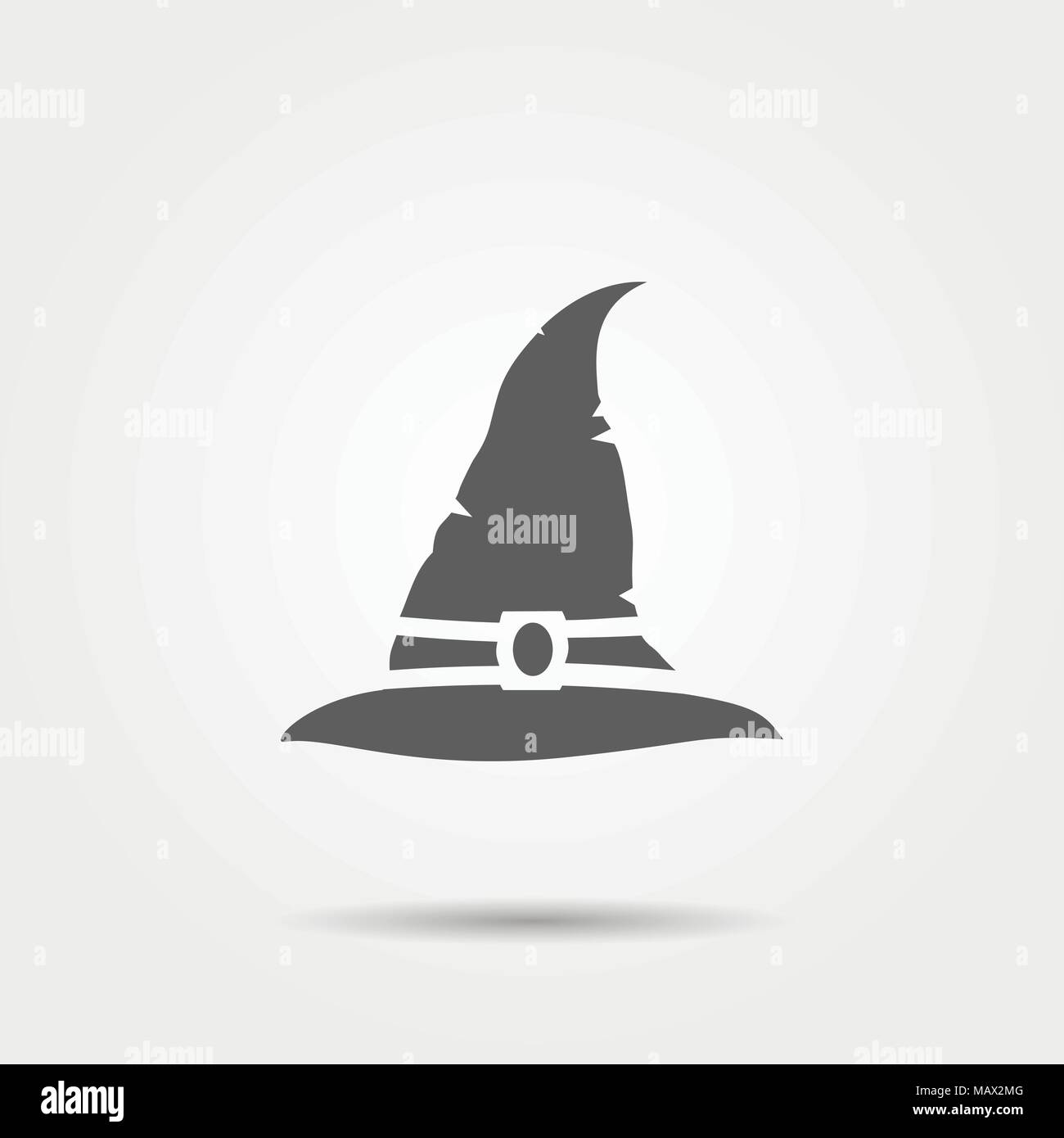 Witch hat icon Stock Vector