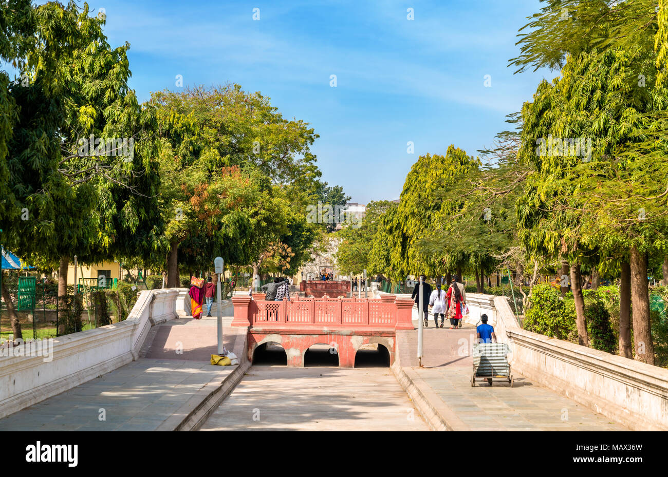Jai Niwas Garden in Jaipur, India Stock Photo