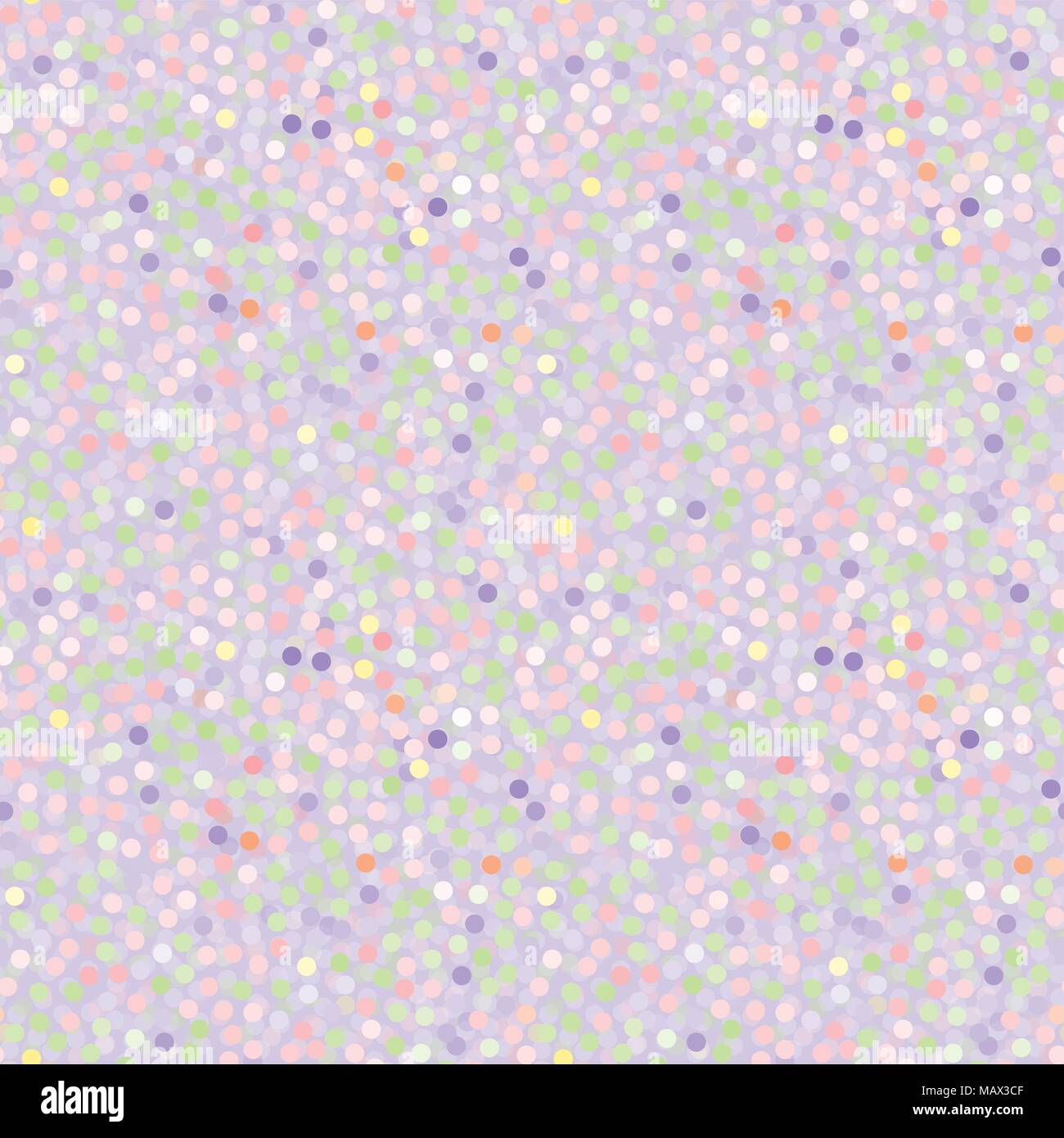 Seamless repeating pattern of multi-colored circles Stock Vector