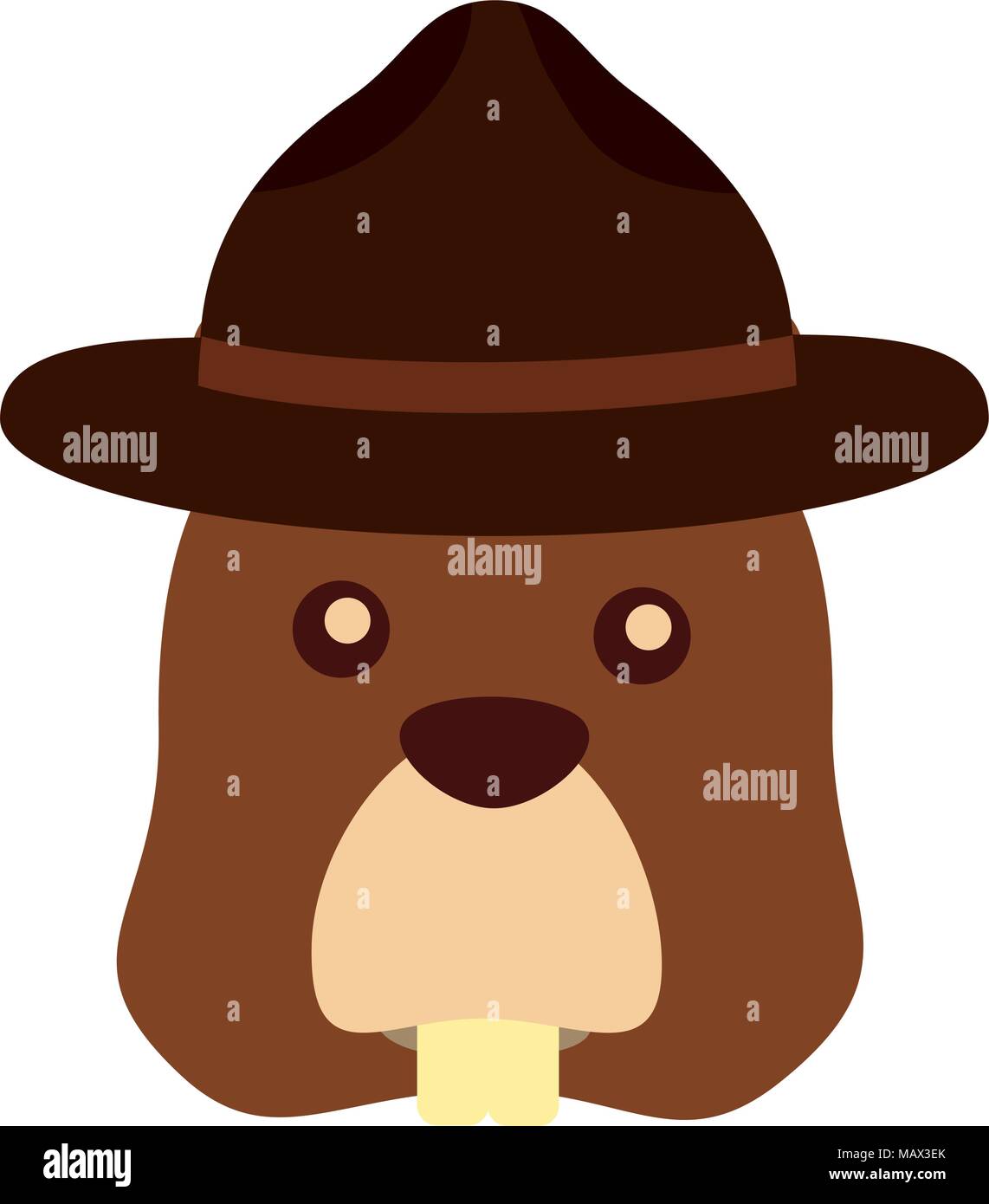 Beaver hat Stock Vector Images Alamy