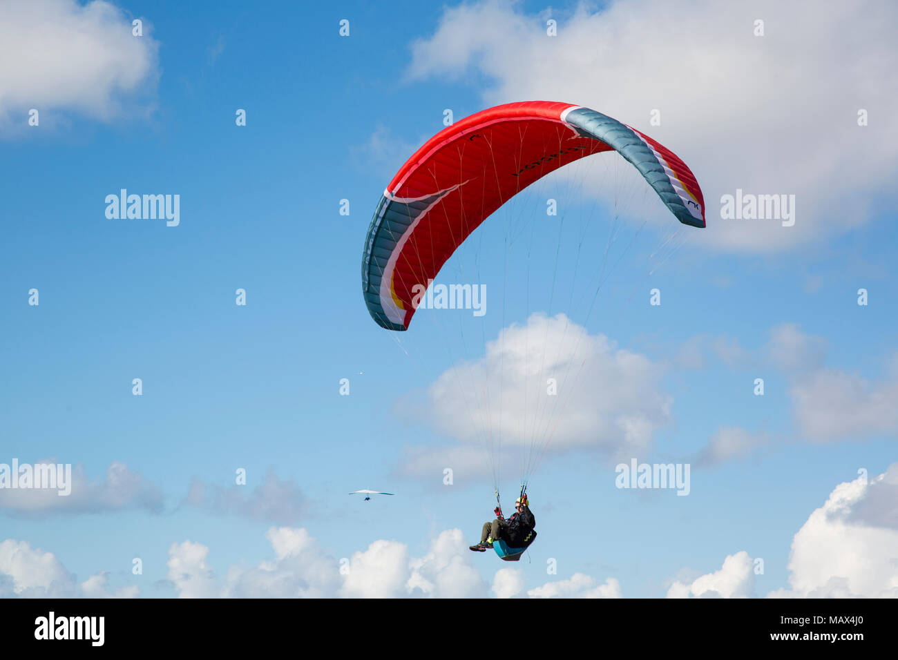 6299500601 Hang Glider at Torrey Pines Gliderport La Jolla, CA Stock