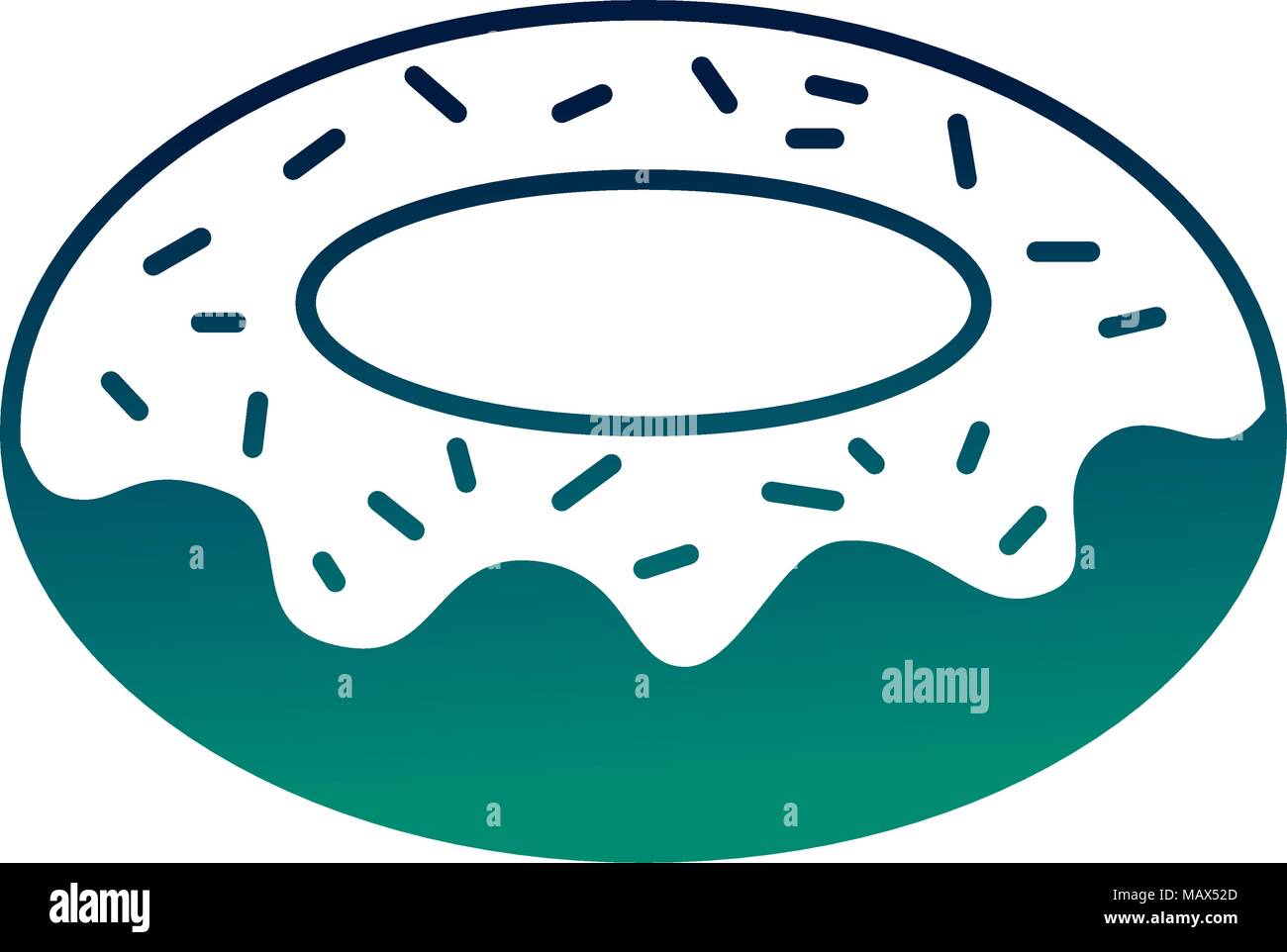 sweet and delicious donut Stock Vector Image & Art - Alamy