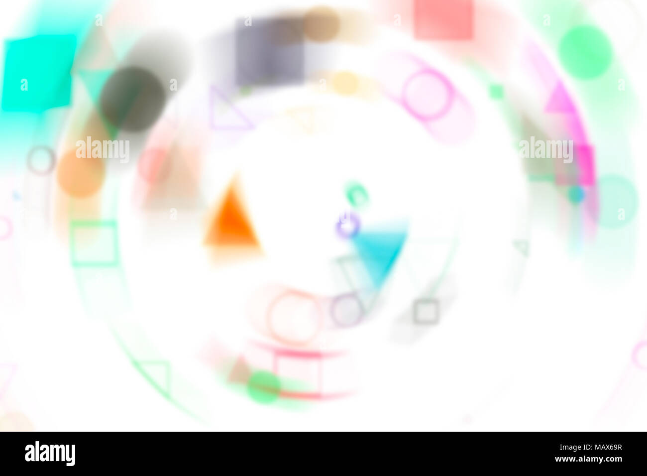 Abstract motion blur, soft blend, random circle, square & rectangle ...