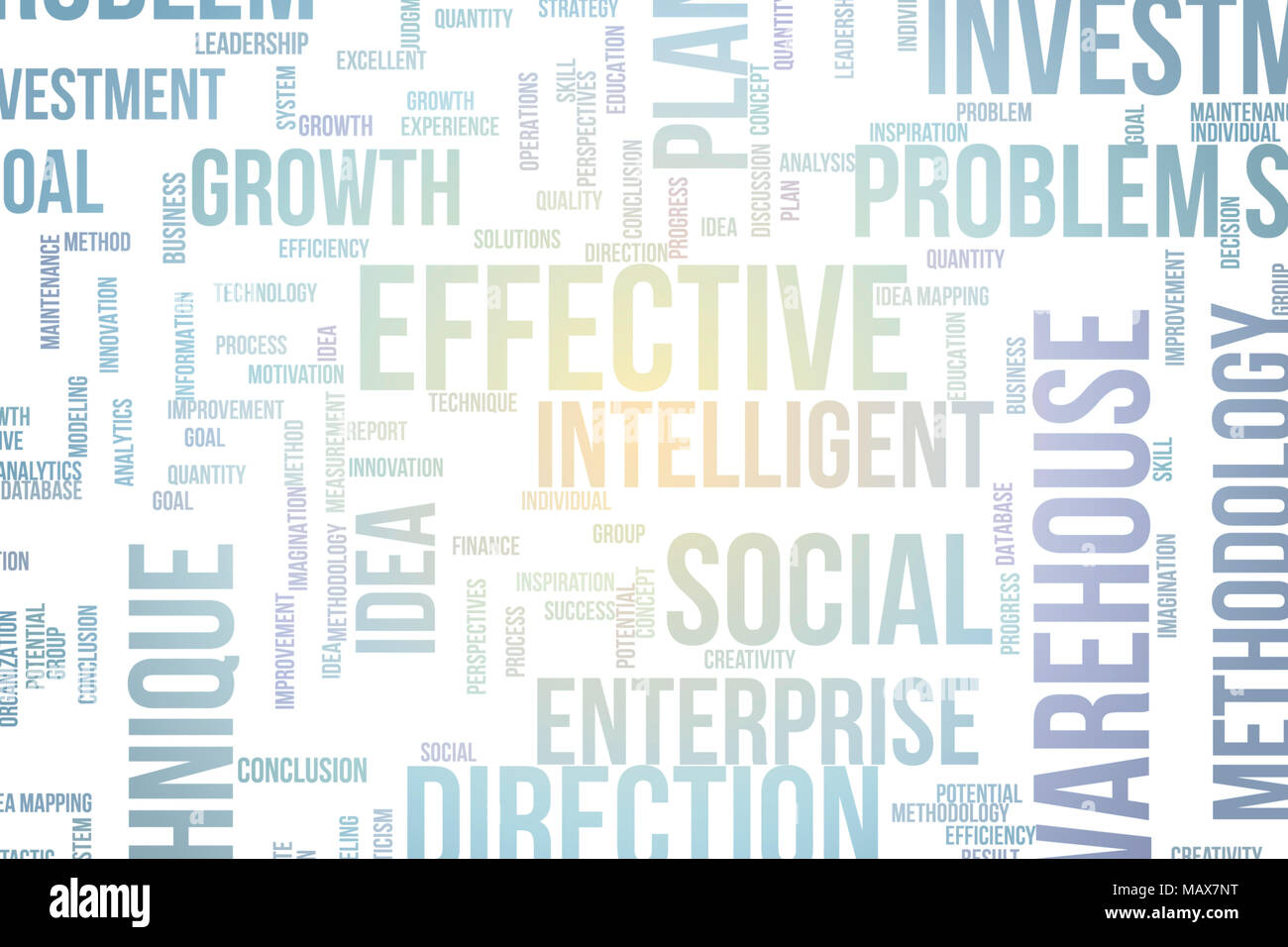 Business conceptual, colorful word clouds for web page, graphic design ...