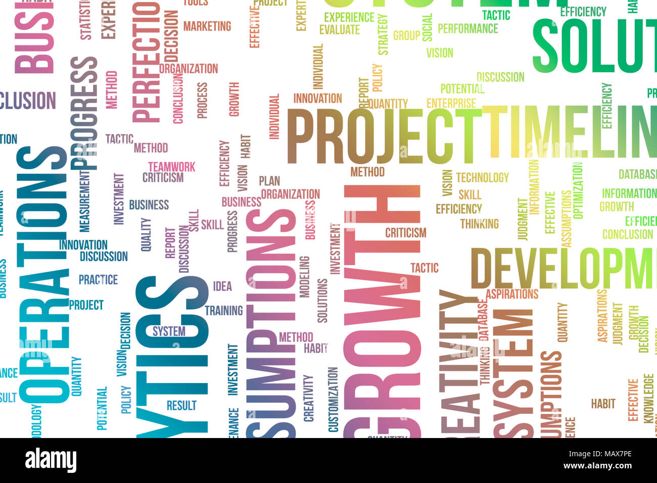 Business conceptual, colorful word clouds for web page, graphic design ...