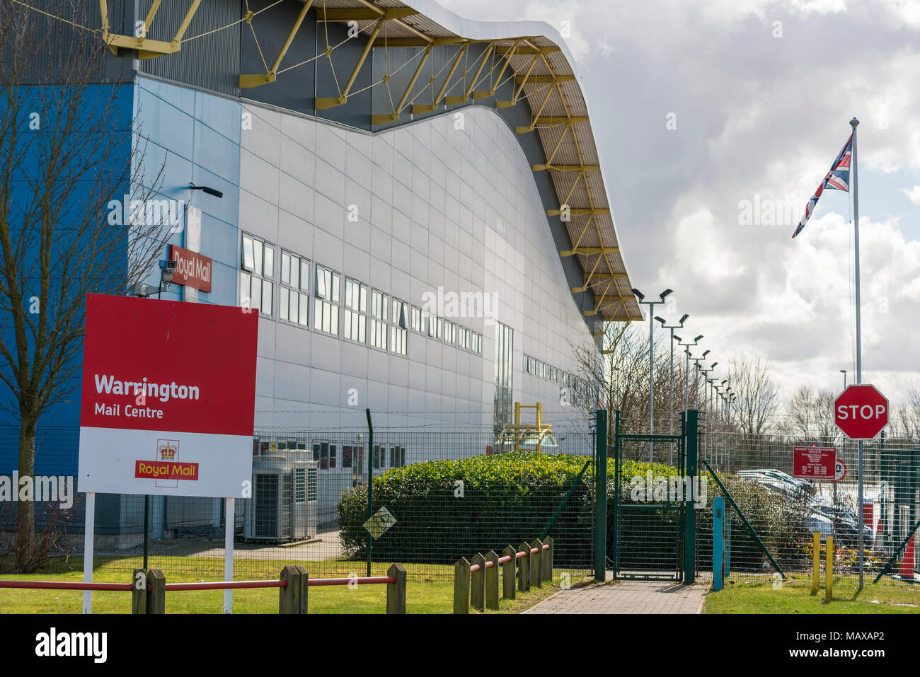 Warrington Royal Mail centre. Stock Photo