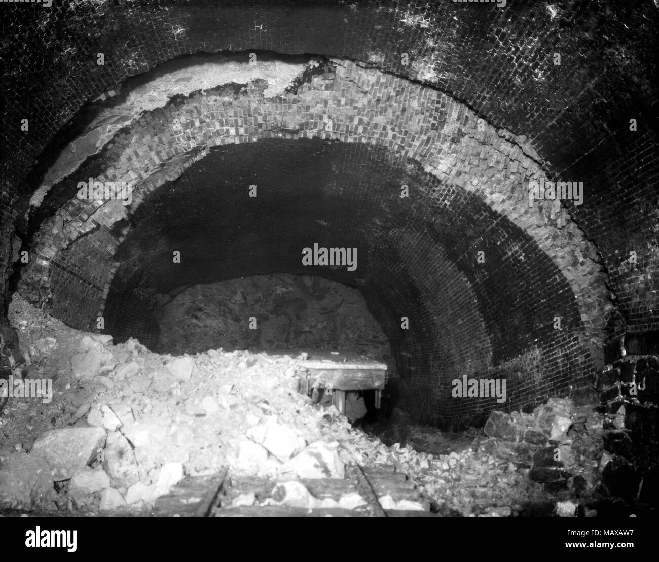 Collapsed Church Hill Tunnel, Richmond, Virginia 1925 Stock Photo Alamy