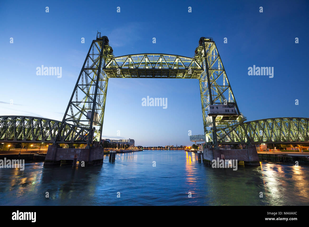 cable stayed bridge Stock Photo