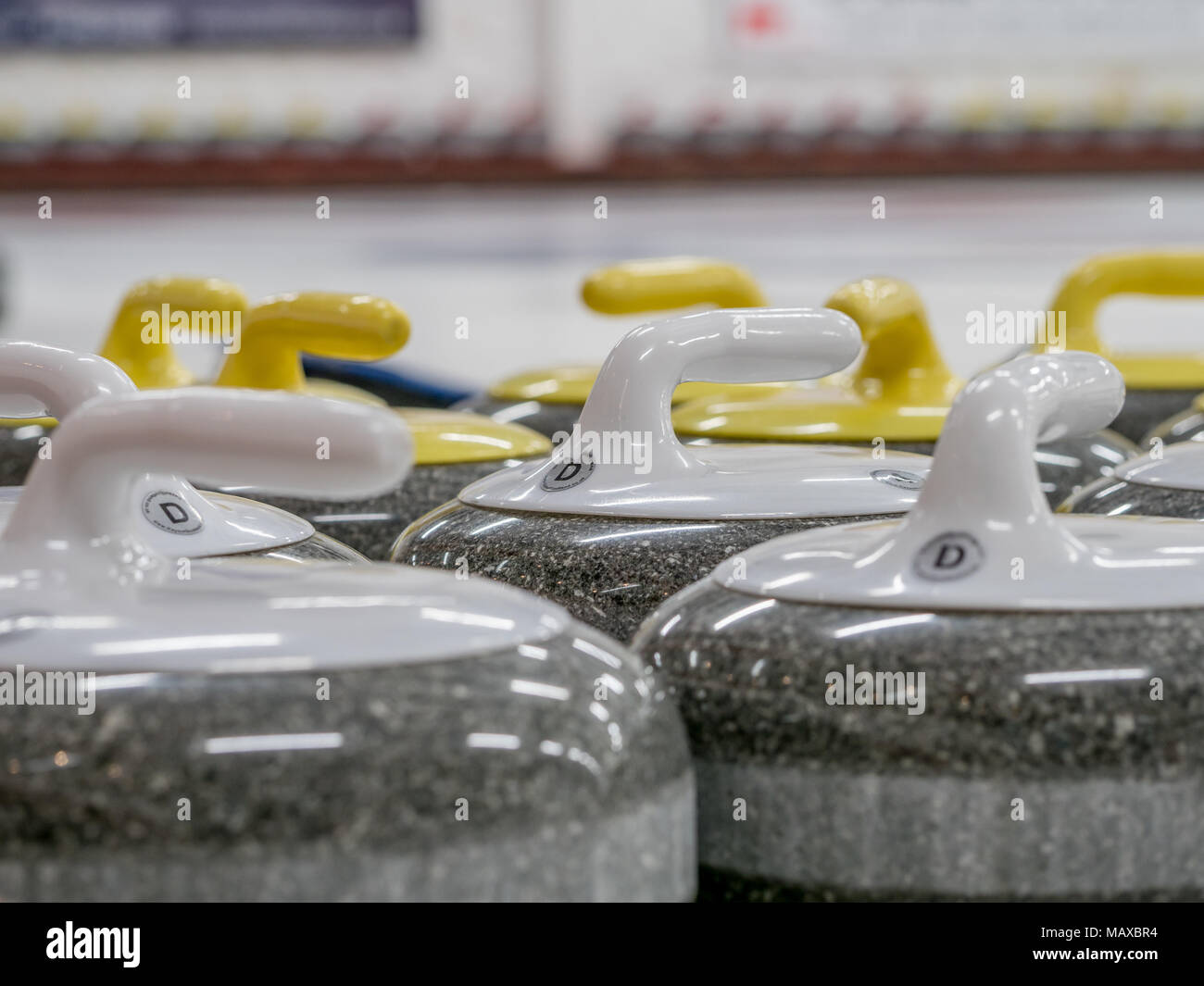 Kay's curling stones hires stock photography and images Alamy