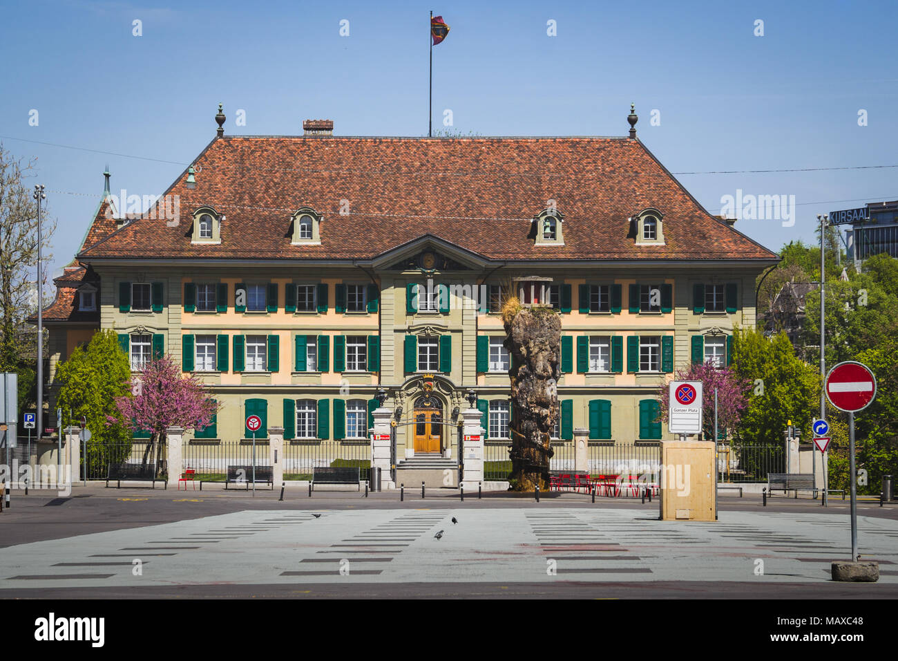 Bern, Switzerland - April 23, 2017: The cantonal Police headquarters (Kantonspolizei) in Bern Stock Photo