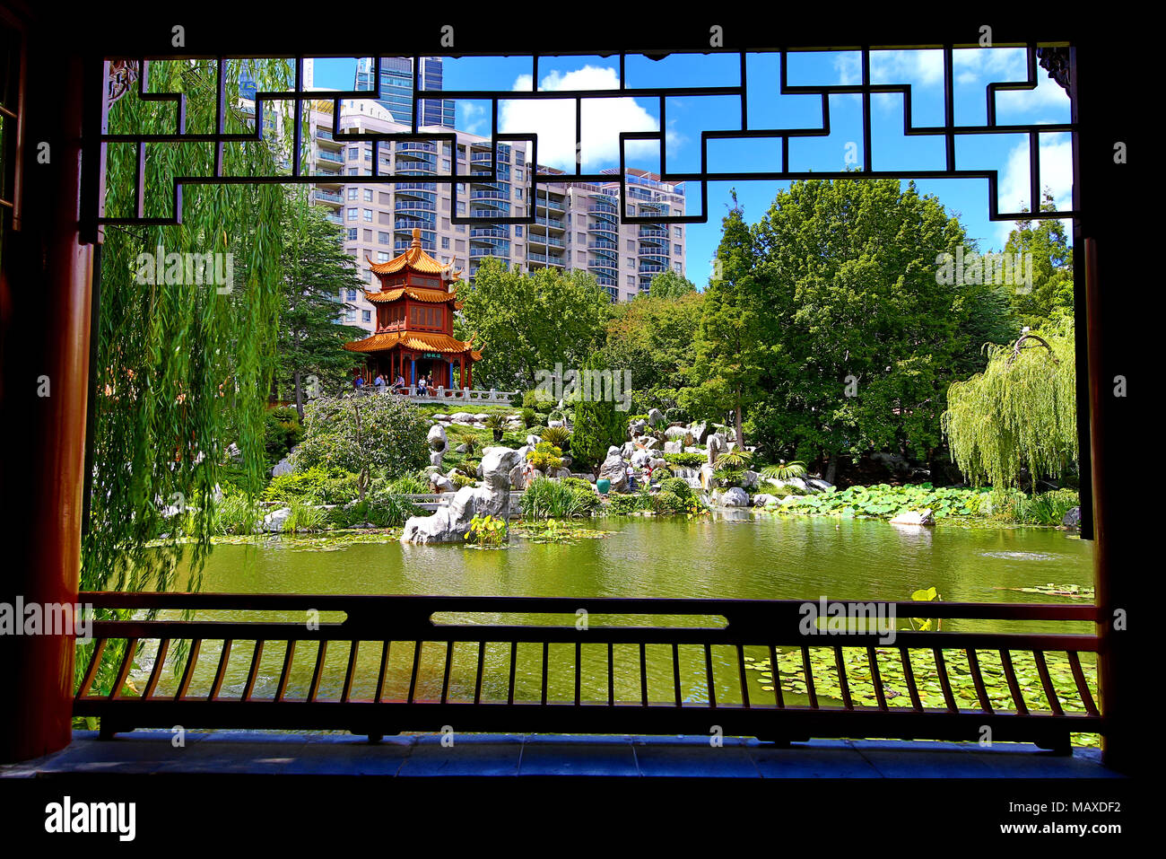 Australian Chinese Garden Stock Photos Australian Chinese Garden
