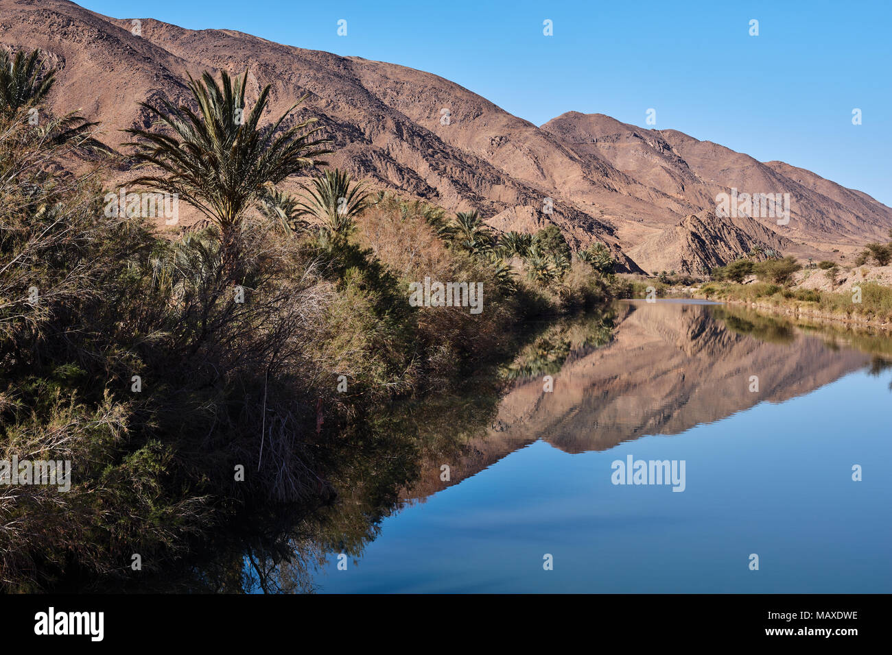 River at the Atlas Mountains, south of Morocco Stock Photo - Alamy