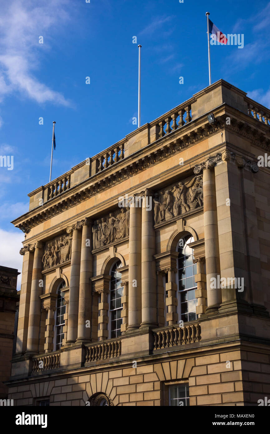 Consulate General of France & Scottish French Institute building, West Parliament Square, Edinburgh, Scotland Stock Photo