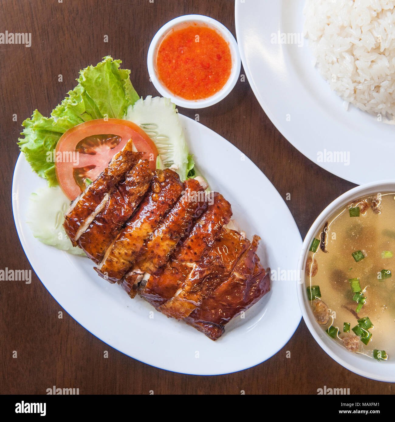 Chicken rice dish Stock Photo - Alamy
