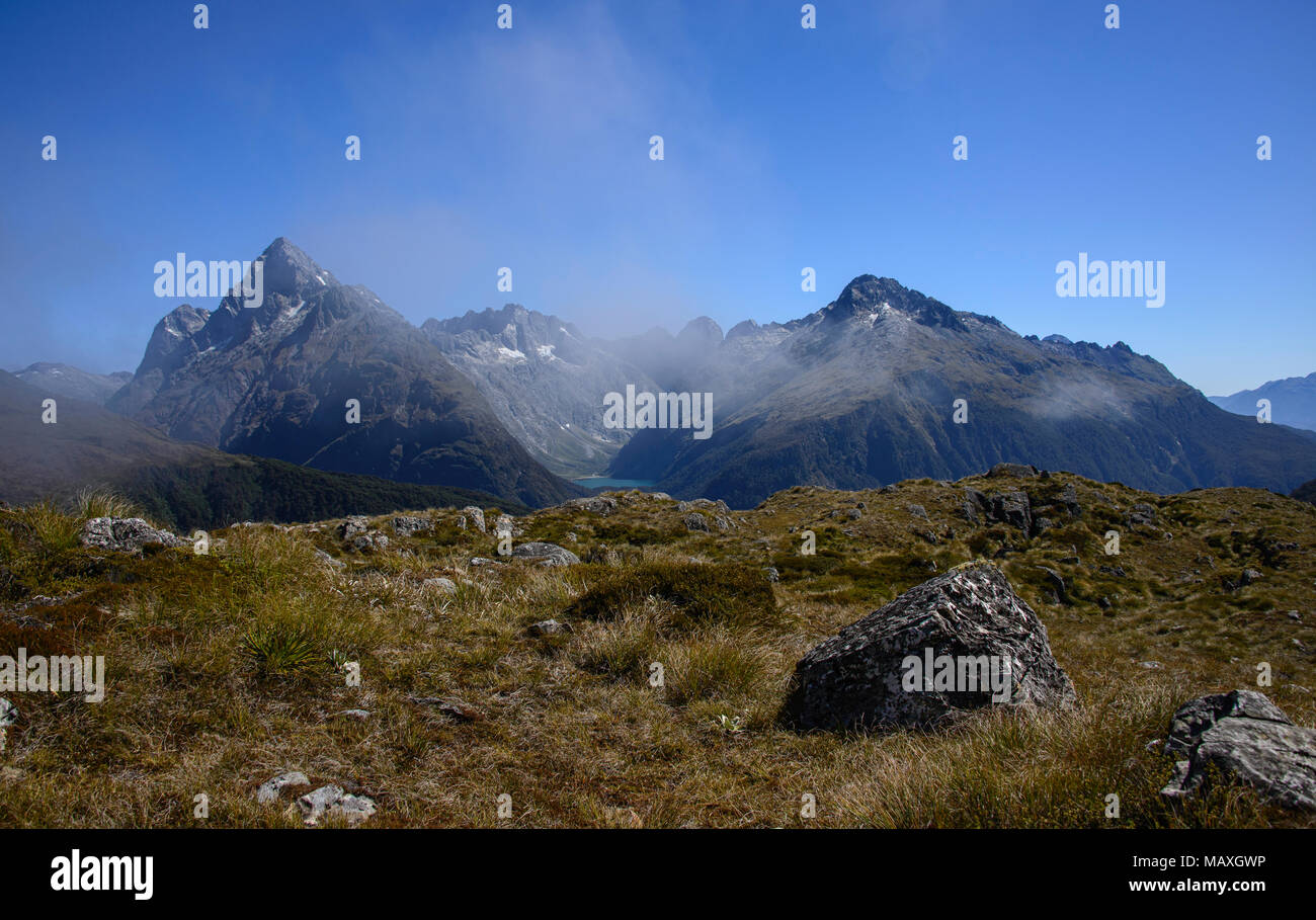Keying Ridge Milford track hiker hi-res stock photography and images - Alamy