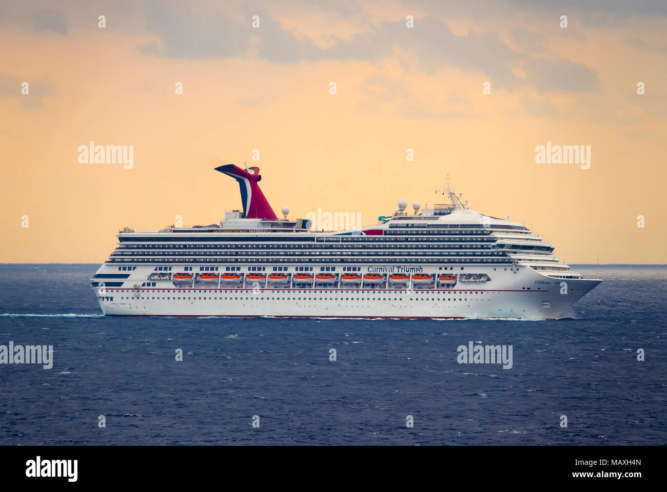 Carnival Triumph Cruise ship Stock Photo