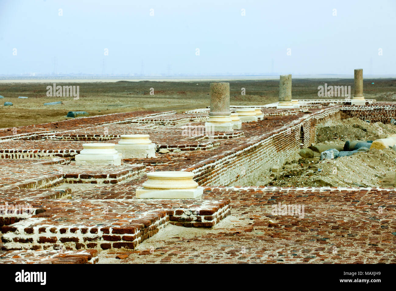 Aegypten, Sinai, Nordsinai, Tell al Farama (Pelusium) Stock Photo