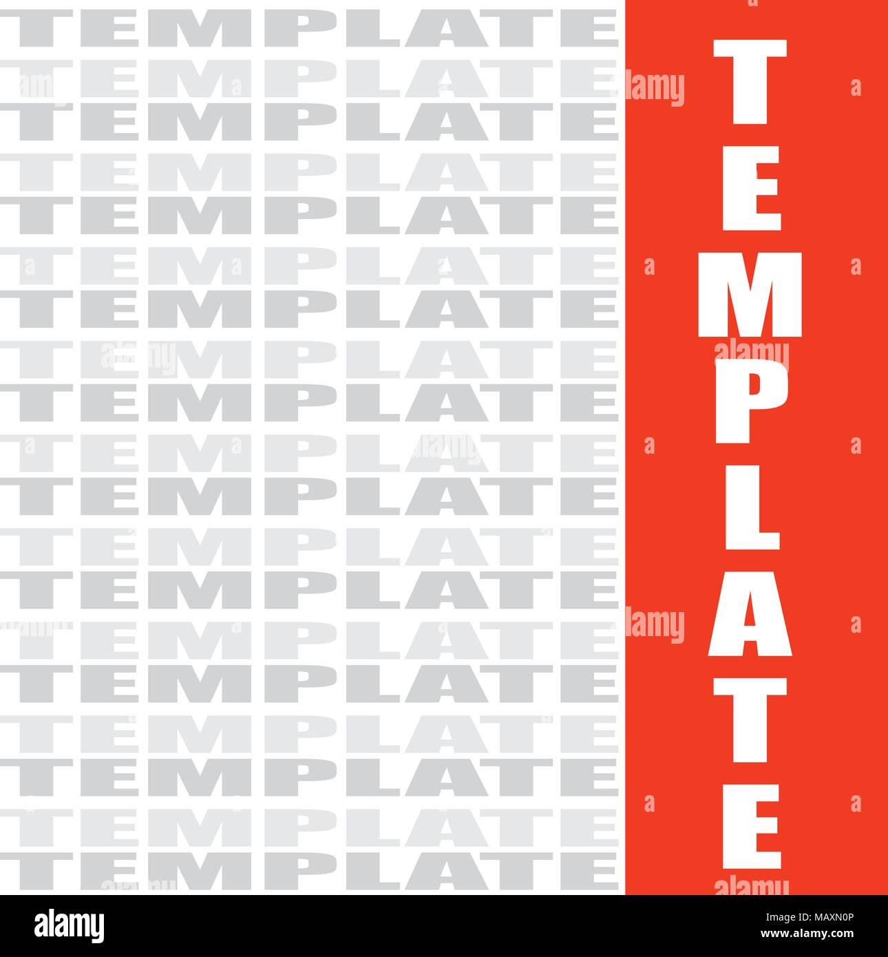 template word cloud, vector background Stock Vector