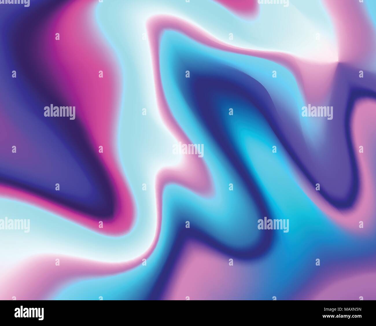 Pink and cyan Iridescent Holographic Foil Vector Pattern texture. Stock Vector