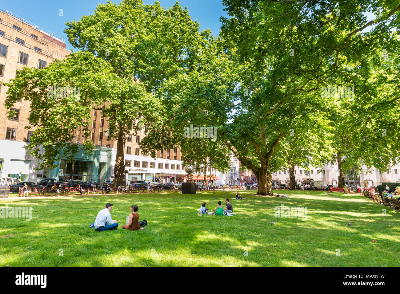 Berkeley Square Gardens, London, UK Stock Photo
