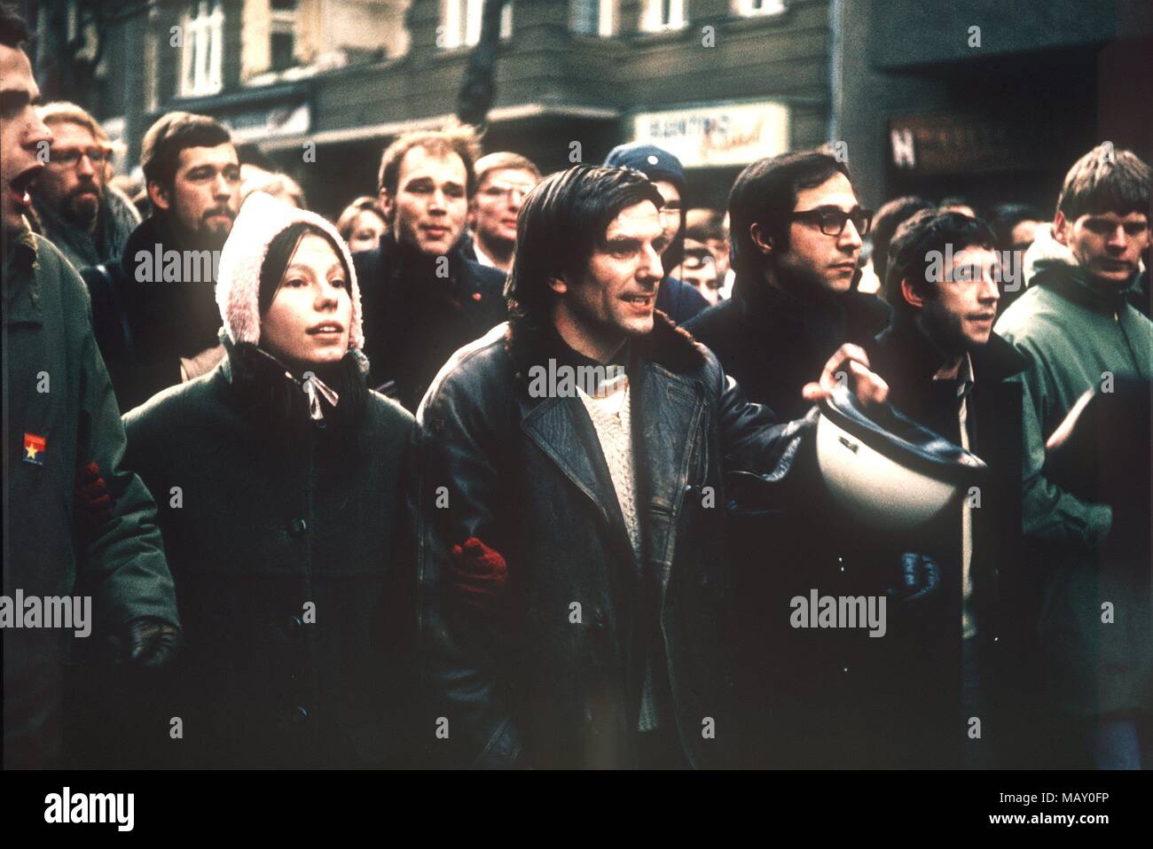 German Student Leader Rudi Dutschke (m) And His Wife Gretchen (left 