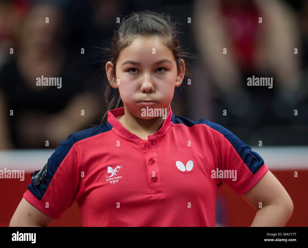 Table Tennis Day 1 Commonwealth Games 2018 Stock Photo Alamy