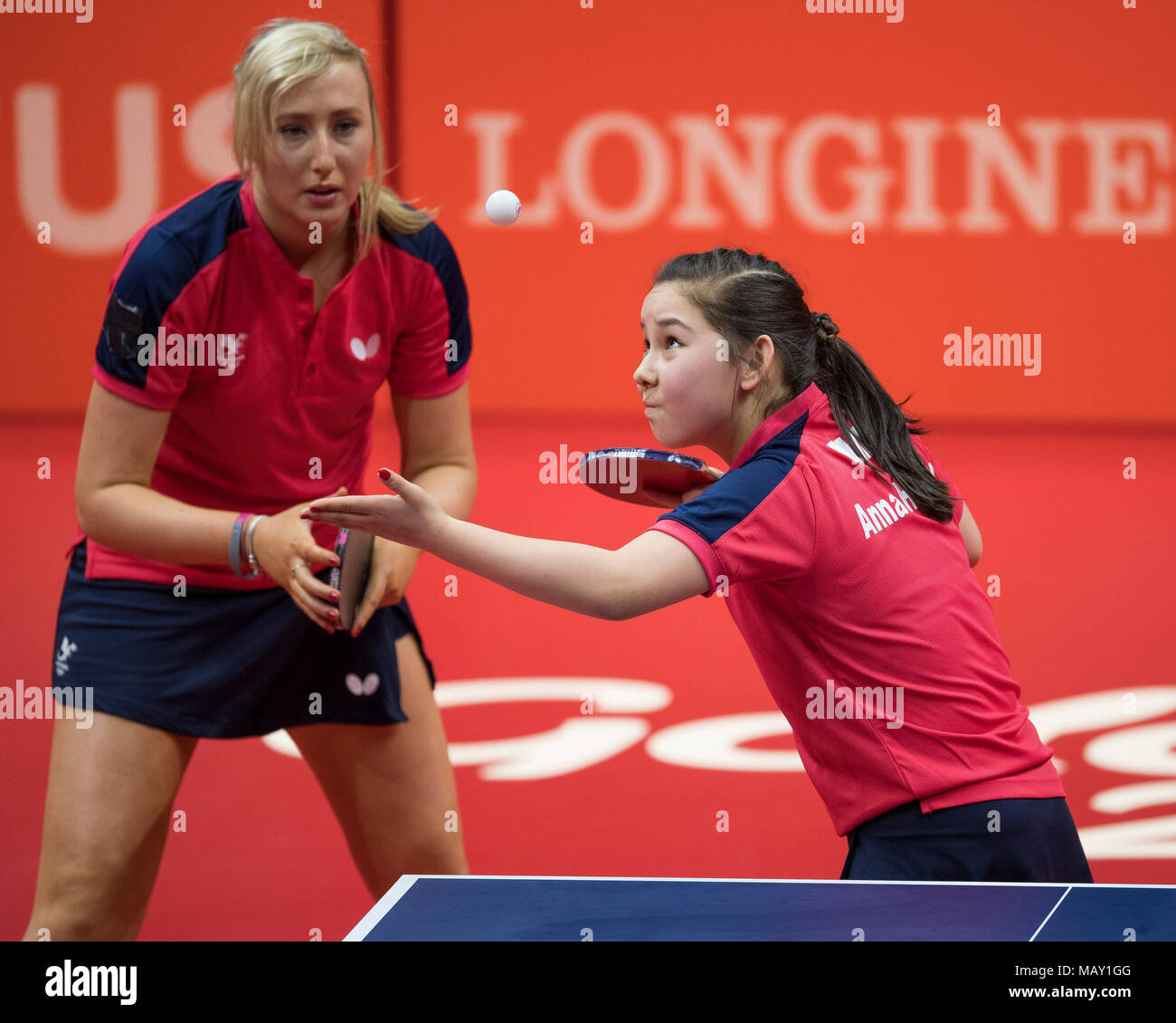Commonwealth games table tennis hires stock photography and images Alamy