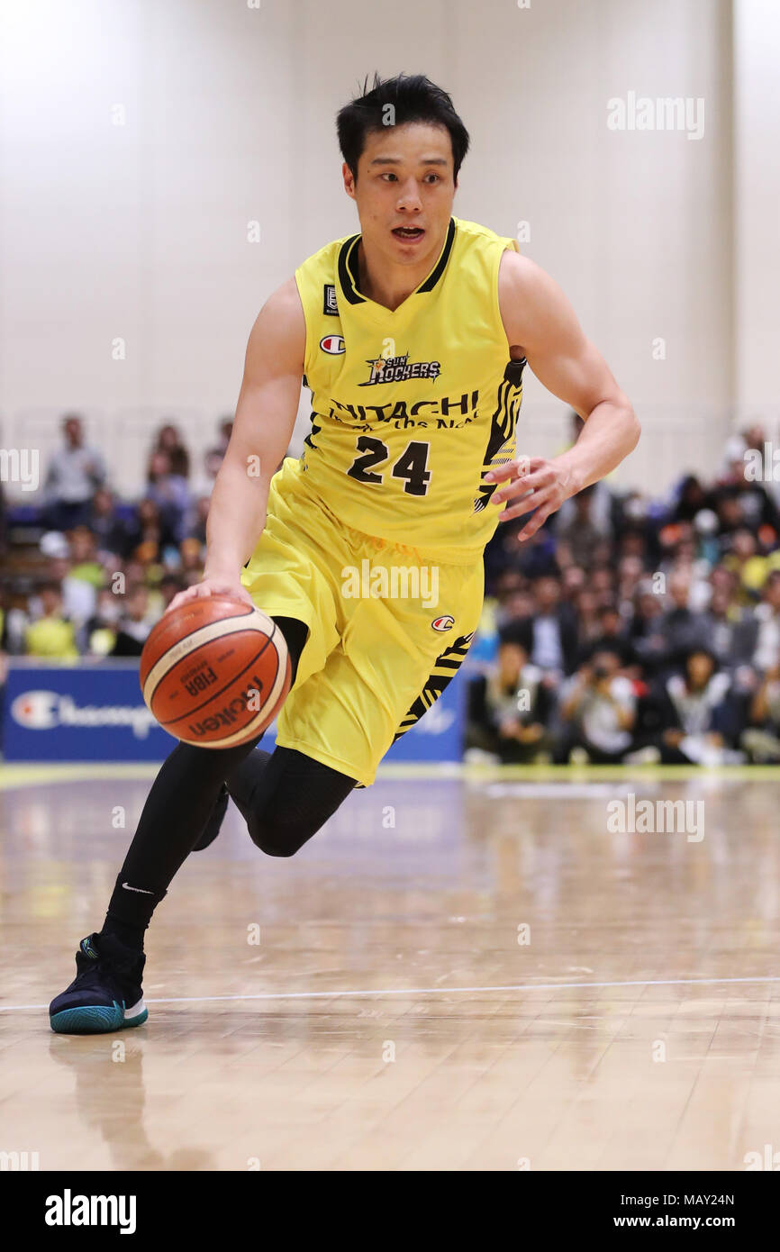 Kenta Hirose (Sunrockers), MARCH 30, 2018 Basketball 201718 B