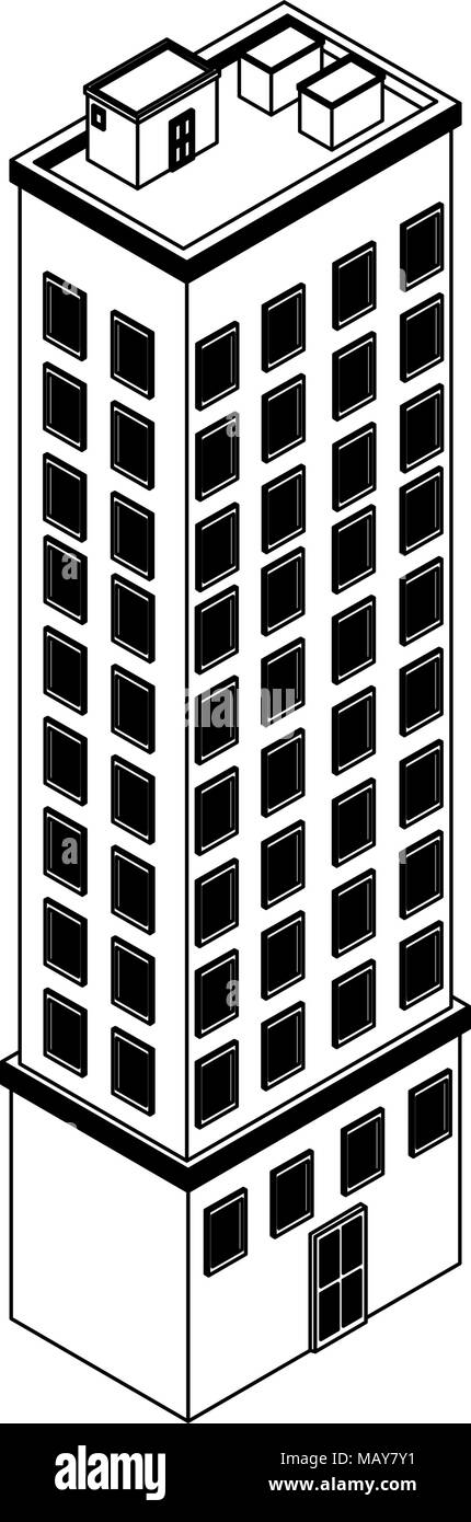 Isometric office building Stock Vector Image & Art - Alamy