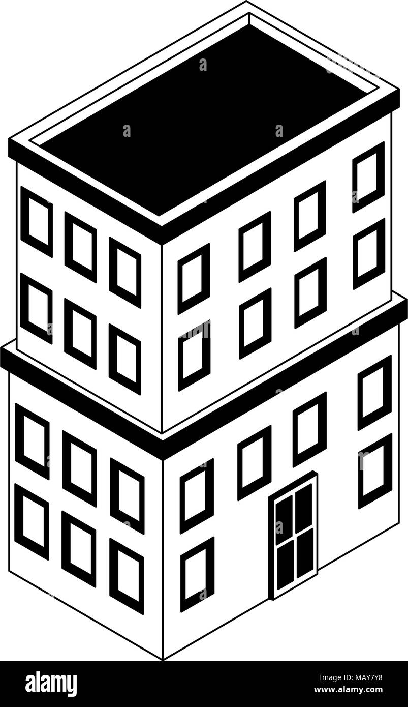 Isometric office building Stock Vector Image & Art - Alamy