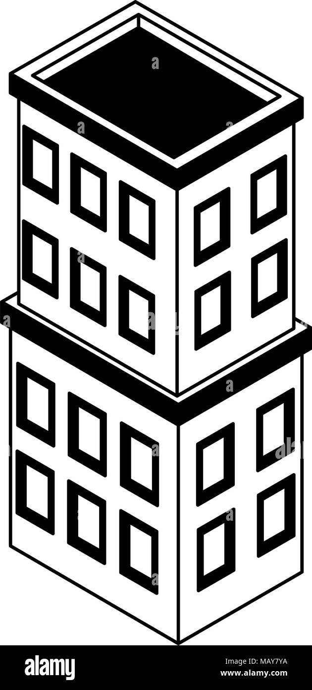Isometric office building Stock Vector Image & Art - Alamy