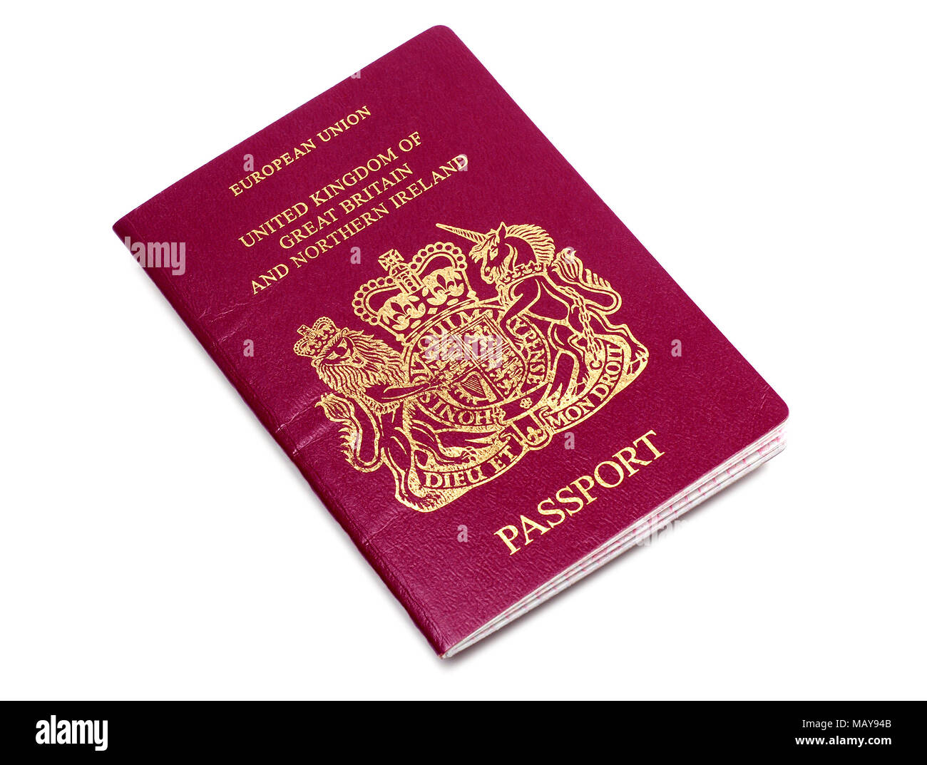 Uk british passport Cut Out Stock Images & Pictures Alamy