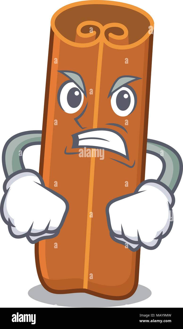 Angry cinnamon mascot cartoon style Stock Vector Image & Art - Alamy