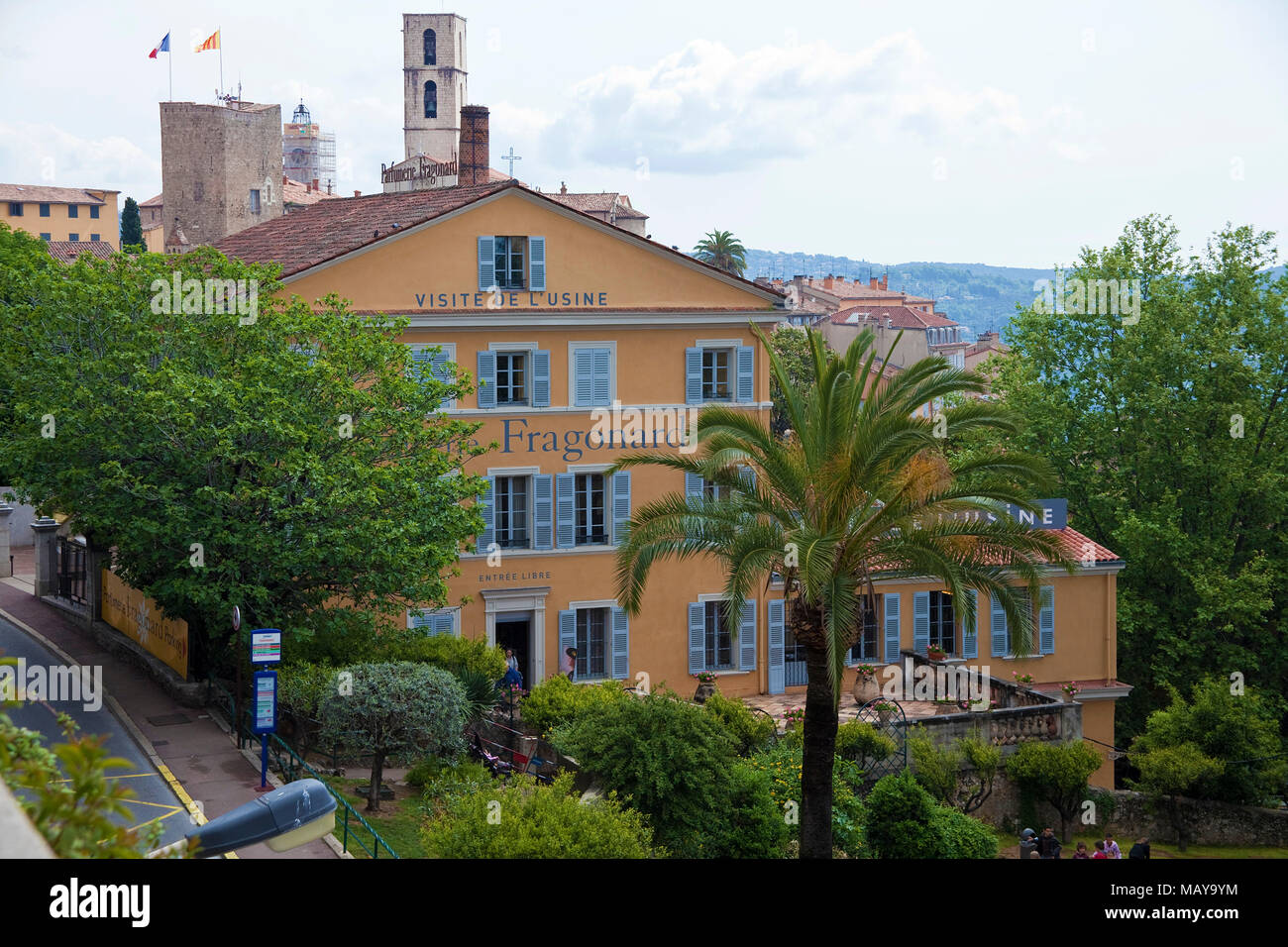 Fragonard perfum museum, behind the cathedral Notre-Dame du Puy, Grasse, Alpes-Maritimes, South France, France, Europe Stock Photo