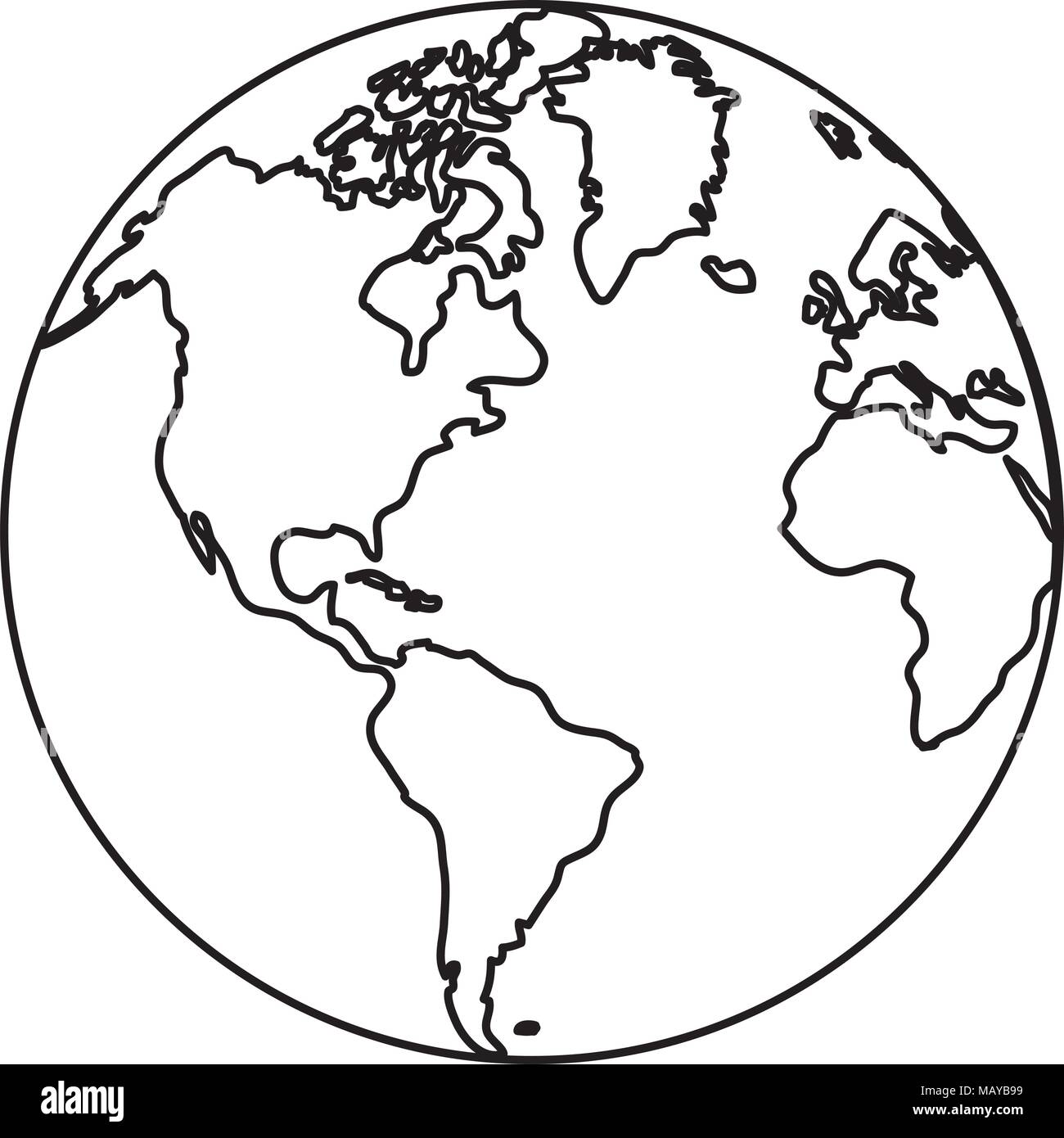 line america global earth planet map Stock Vector Image & Art - Alamy