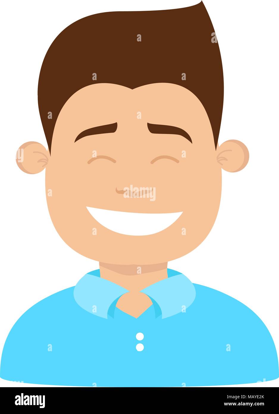 Human Emotions Facial Expression Flat Vector Illustration Smile Stock Vector Image Art Alamy Human Emotions Facial Expression Flat Vector Illustration Smile Stock Vector Image Art Alamy