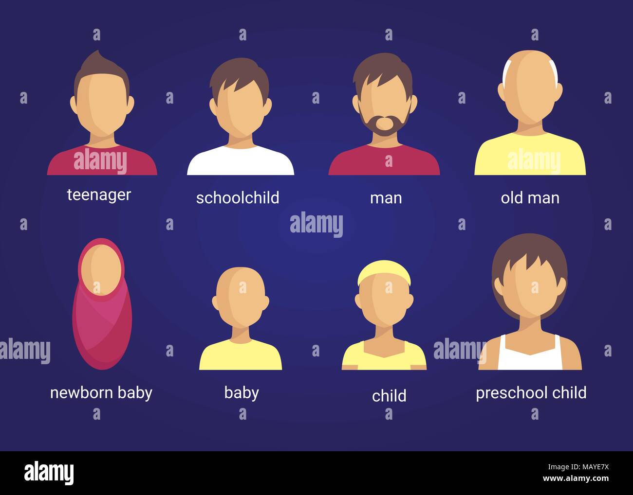 Woman female avatar character image hi-res stock photography and images ...