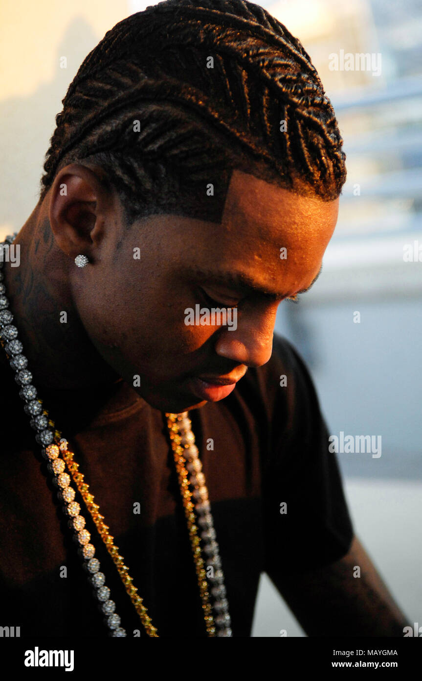 Deandre Way aka Soulja Boy Tell 'Em portrait on September 25, 2009 in Los  Angeles, California Stock Photo - Alamy
