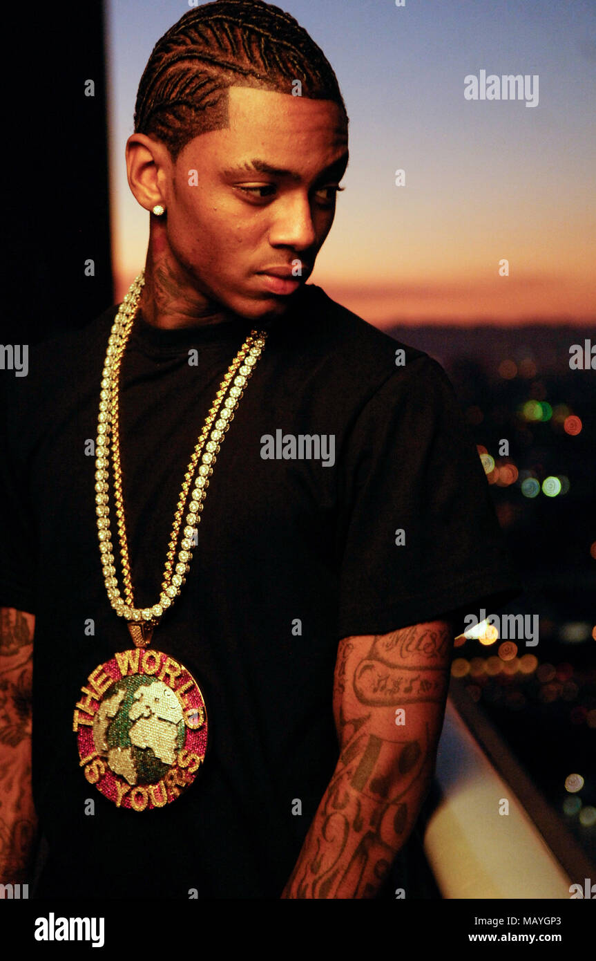 Deandre Way aka Soulja Boy Tell 'Em portrait on September 25, 2009 in Los  Angeles, California Stock Photo - Alamy