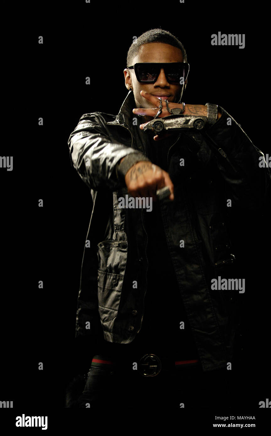 Rapper Deandre Way aka Soulja Boy on set for Soulja Boy Tell 'Em 