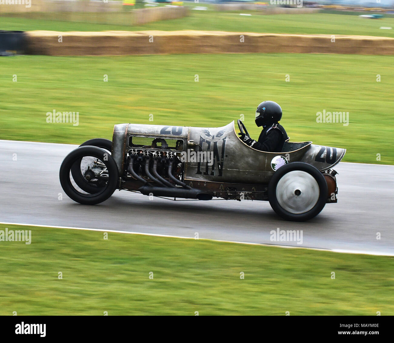 Richard Scaldwell, GN JAP GP Special, Bolster Cup, 76th Members Meeting, England, Goodwood, March 2018, Sussex, Autosport, cars, circuit racing, class Stock Photo