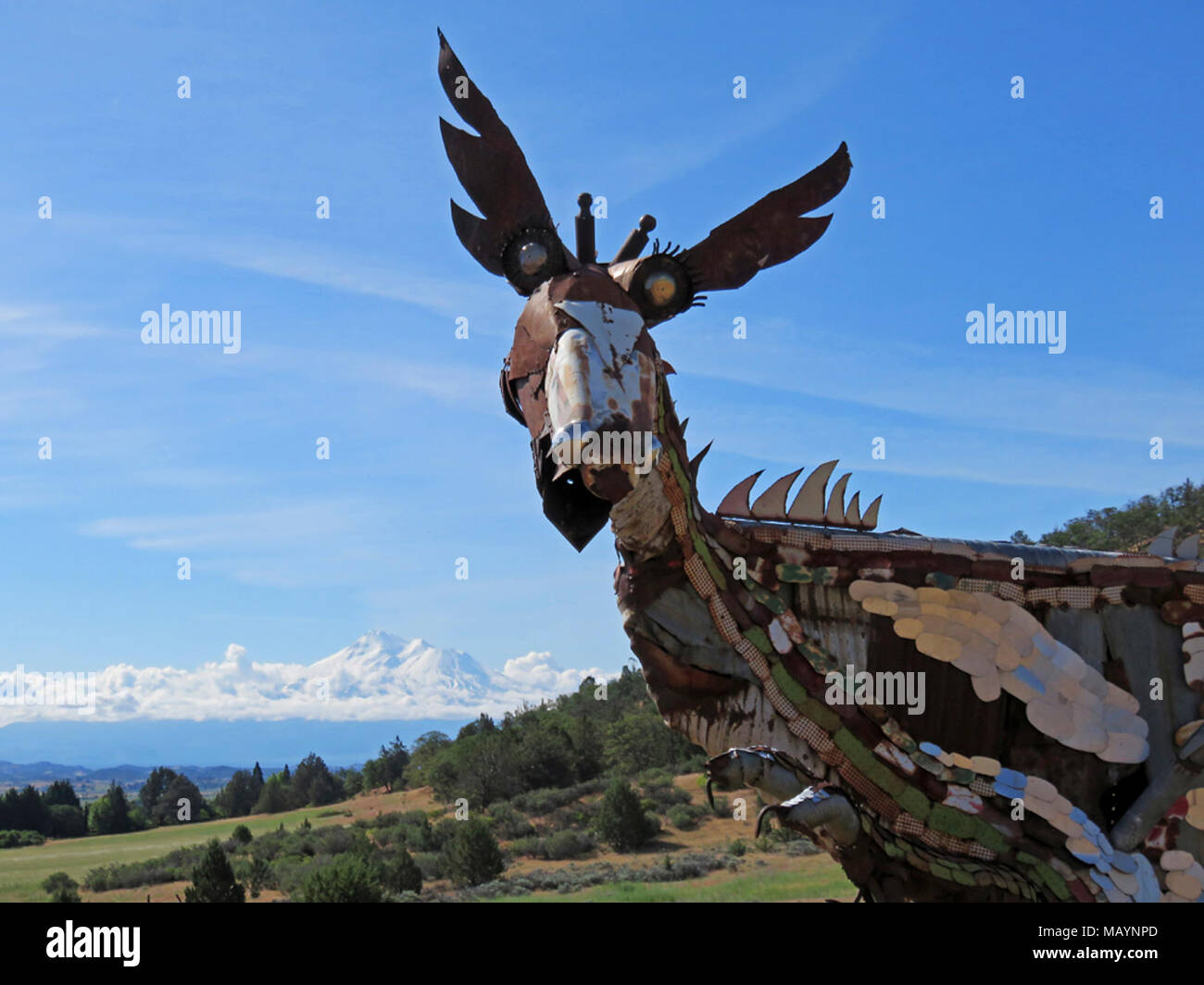 Road Side Art in California Stock Photo Alamy