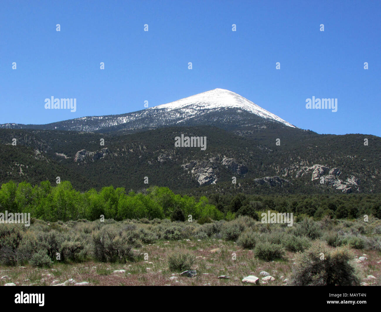 Great Basin NP in Nevada Stock Photo
